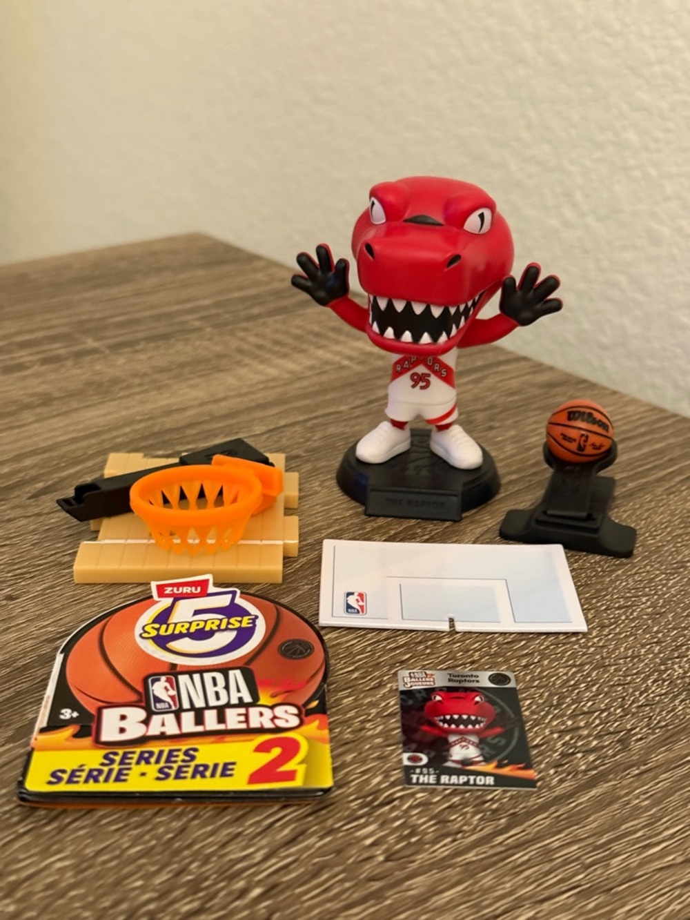 Like-New! Zuru NBA Ballers Series #2  Rare The Raptor Toronto Raptors